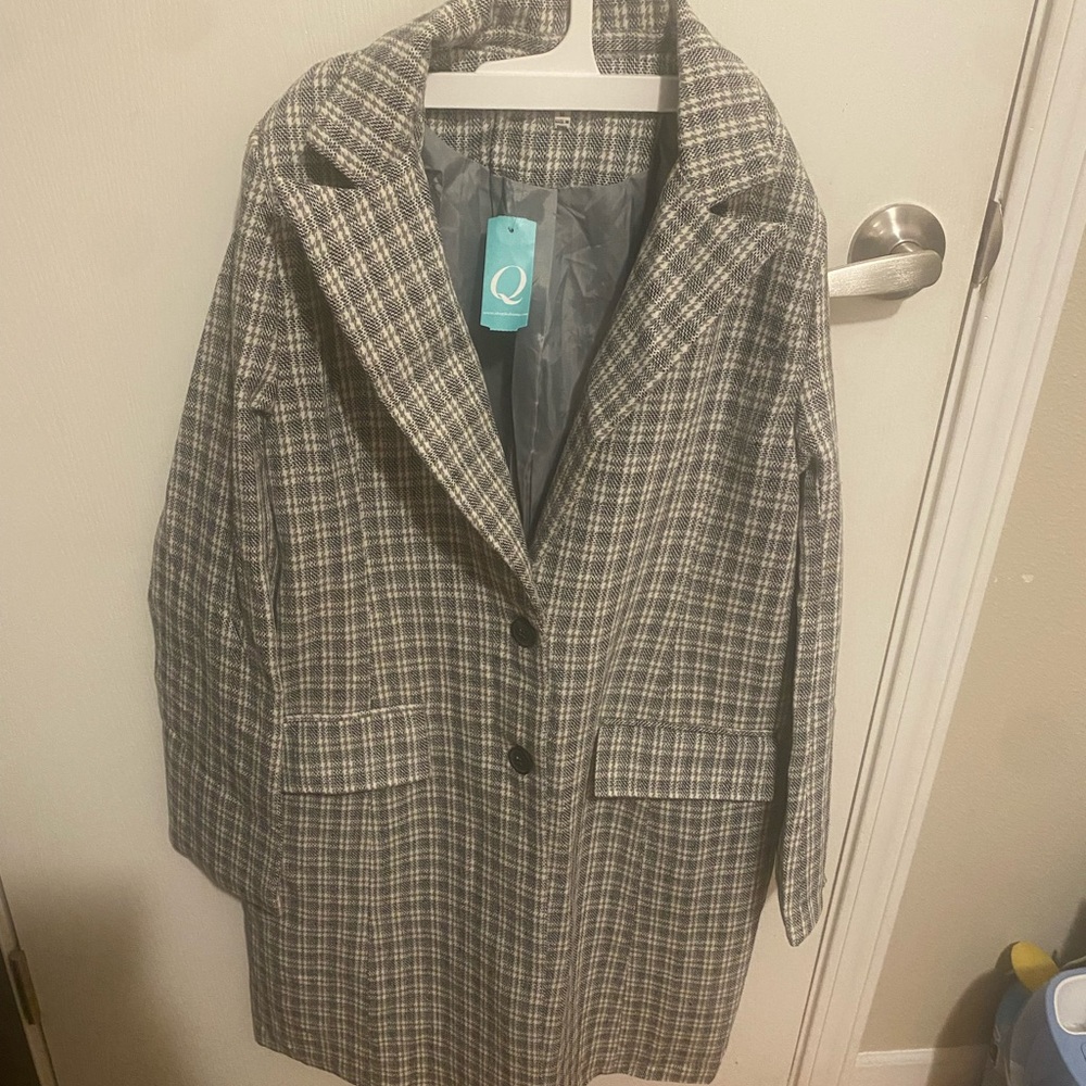 Plaid Women's Coat